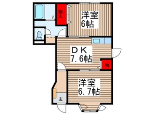 リーヴアパルトマン　ＩＳＥの物件間取画像